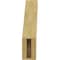 Ekena Millwork 3-inch W x 10-inch D x 14-inch H Burlington Rough Cedar Woodgrain TimberThane Knee Brace, Primed BRCUR03X10X14BURRCPR - alternate 3